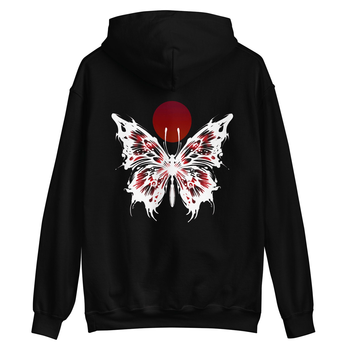 Hoodies - White Butterfly